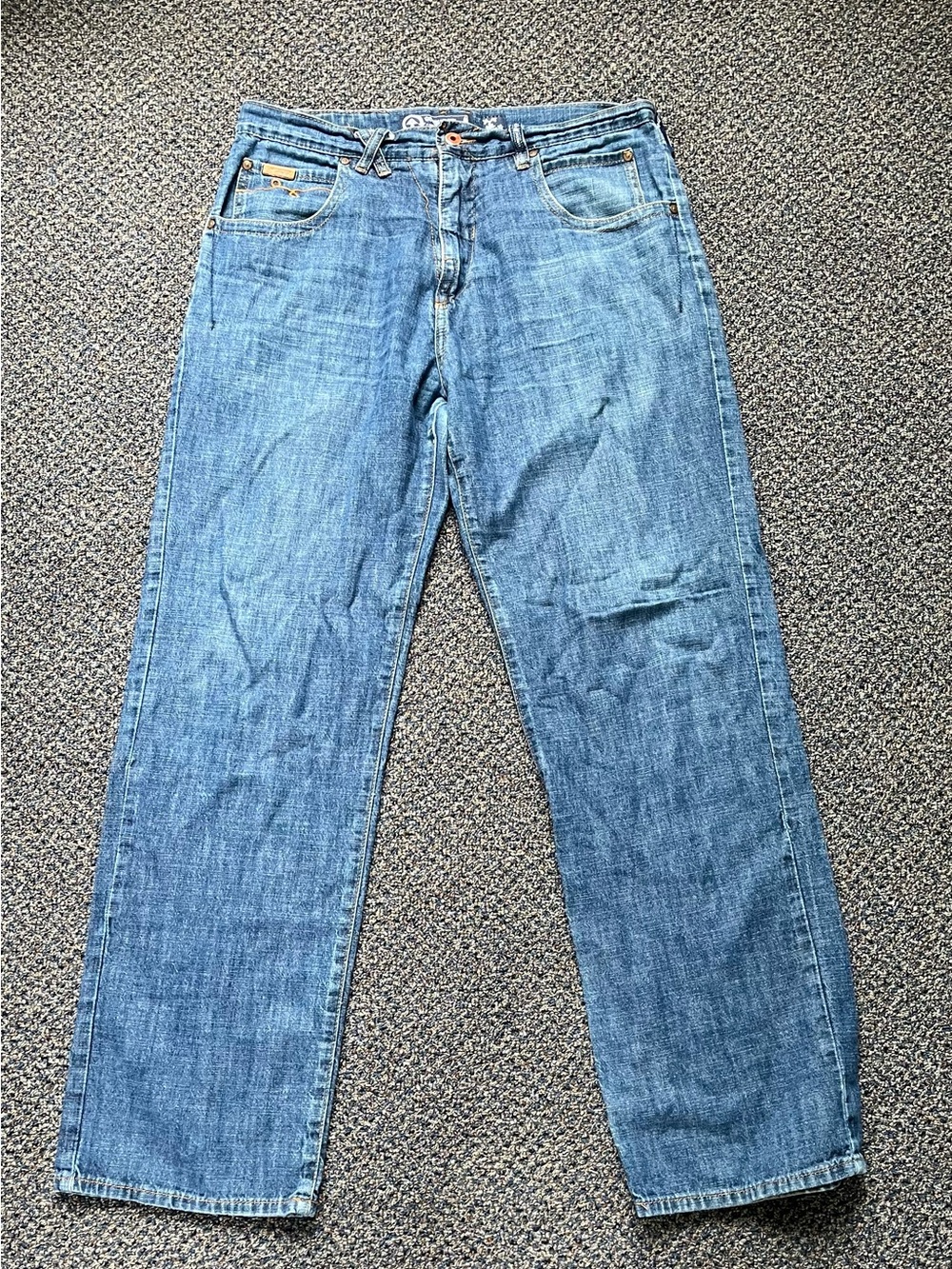 Lrg Men's Blue Relaxed Straight Jeans